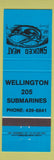 Matchbook Cover - Wellington 205 Submarines ON