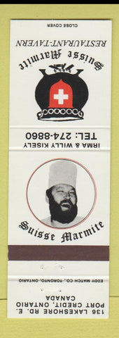 Matchbook Cover - Suisse Marmite Restaurant Tavern Port Credit ON