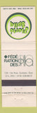Matchbook Cover - Fierte Spigg Quebec QC