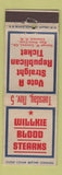 Matchbook Cover - Wendell Willkie President Election 1940 Concord NH WEAR