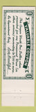 Matchbook Cover - Lady Beautiful Salon North Miami Beach FL girlie WEAR