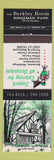 Matchbook Cover - Berkley Room Bingeman Park Kitchener ON
