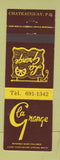 Matchbook Cover - La Grange Chateauguay QC