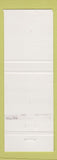Matchbook Cover - The Back Room Restaurant Courtenay BC