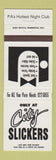 Matchbook Cover - City Slickers Restaurant Prince Albert? SK
