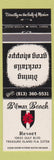 Matchbook Cover - Bilmar Beach Resort Treasure Island FL