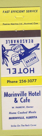 Matchbook Cover - Morinville Hotel Cafe AB