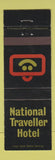 Matchbook Cover - National Traveller Hotel London Windsor ON