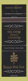 Matchbook Cover - Royal Oak Inn Victoria BC