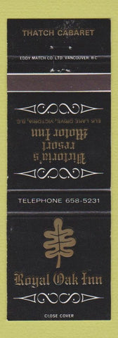 Matchbook Cover - Royal Oak Inn Victoria BC