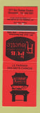 Matchbook Cover - Restaurant Alouette Chicoutimi QC