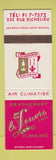 Matchbook Cover - Restaurant Le Louvre St Jean QC