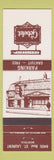 Matchbook Cover - Le Gobelet Brasserie Montreal QC restaurant