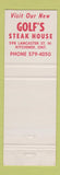 Matchbook Cover - Tops Restaurant Cambridge ON