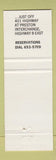 Matchbook Cover - Knotty Pine Cambridge ON restaurant