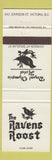 Matchbook Cover - Ravens Roost Victoria BC Royal Olympic Hotel