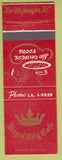 Matchbook Cover - Royal City Cafe New Westminster BC Chinese