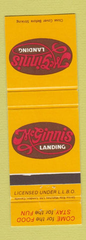 Matchbook Cover - McGinnis Landing