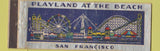 Matchbook Cover - Playland at the Beach San Francisco CA amusement WEAR