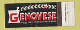 Matchbook Cover - Genovese Drug Store Full Length