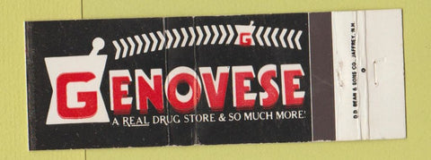 Matchbook Cover - Genovese Drug Store Full Length
