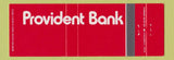 Matchbook Cover - Provident Bank Cincinnati OH Full Length