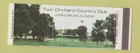 Matchbook Cover - Twin Orchard Country Club Long Grove IL Full Length