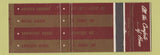 Matchbook Cover - Arville Grande London ON Woodstock St Thomas