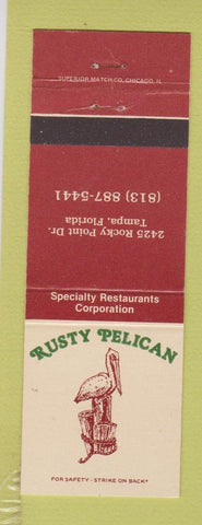 Matchbook Cover - Rusty Pelican Tampa FL