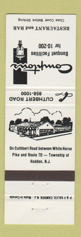 Matchbook Cover - Compton's Restaurant Bar Haddon NJ