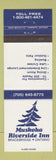 Matchbook Cover - Muskoka Riverside Inn Bracebridge ON