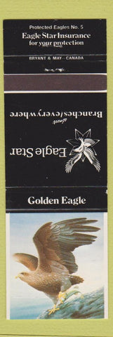 Matchbook Cover - Eagle Star Isnurance