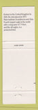Matchbook Cover - Eagle Star Isnurance