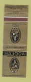 Matchbook Cover - Hajoca Plumbing Heating Supply CHAIN WEAR