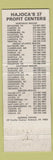 Matchbook Cover - Hajoca Plumbing Heating Supply CHAIN WEAR
