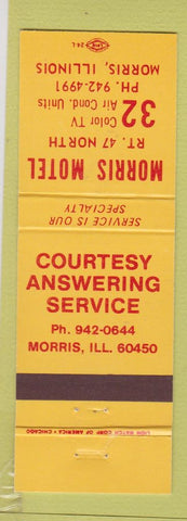 Matchbook Cover - Morris Motel Morris IL