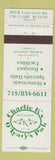 Matchbook Cover - Charlie K's O'Learys Pub Eau Claire WI WEAR