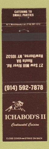 Matchbook Cover - Ichabod's II Hawthorne NY