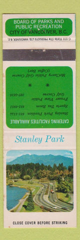 Matchbook Cover - Stanley Park Vancouver BC