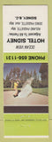 Matchbook Cover - Hotel Sidney BC