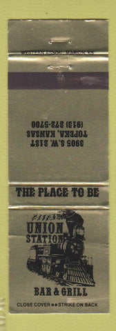Matchbook Cover - Union Station Bar Grill Topeka KS