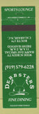 Matchbook Cover - Derbsters Restaurant Calabash NC