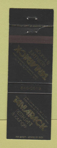 Matchbook Cover - Tamarack Restaurant Lounge Columbus OH