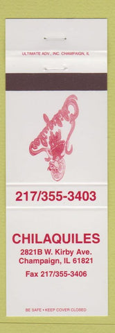 Matchbook Cover - Chilaquiles Champaign IL