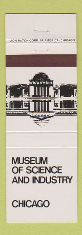 Matchbook Cover - Museum of Science and Industry Chicago IL