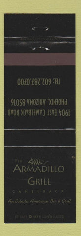 Matchbook Cover - Armadillo Grill Phoenix AZ