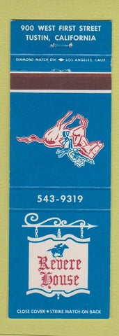 Matchbook Cover - Reverse House Tustin CA
