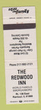 Matchbook Cover - Redwood Inn Rantoul IL