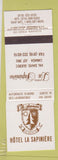Matchbook Cover - Hotel La Sapiniere Val David QC
