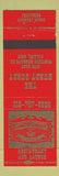 Matchbook Cover - Hurdy Gurdy Poland OH Restaurant